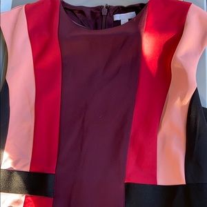 New York & Company Color Block Shift Dress
